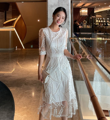 Elzes See-Through One Piece Short Sleeve Ver